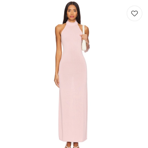 Camila Coelho Dresses & Skirts - Camila Coelho Justine Halter Maxi Dress in Light Pink